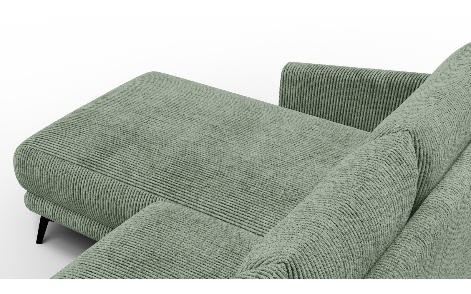 Ecksofa 3-Sitzer links VILT, mint