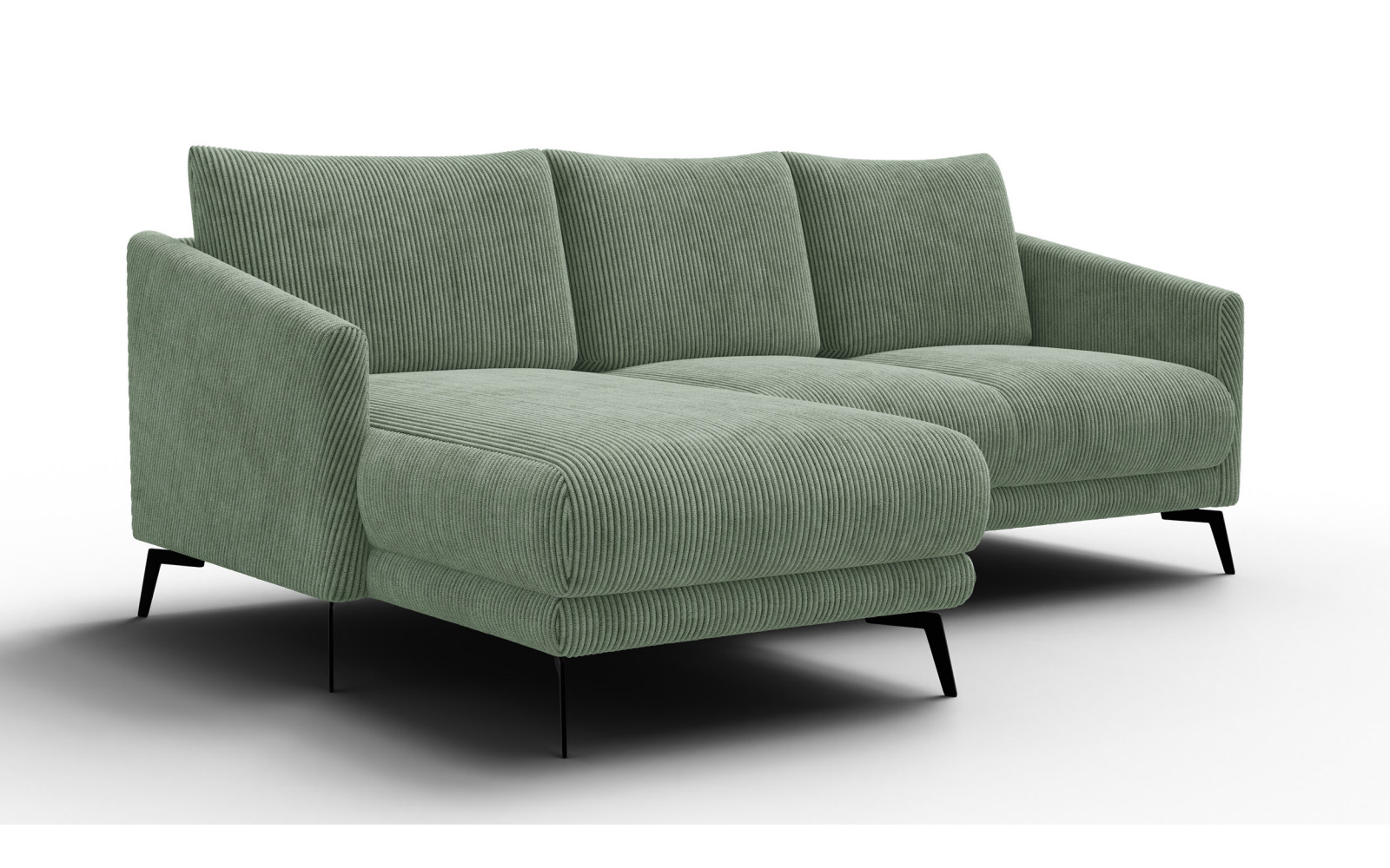 Ecksofa 3-Sitzer links VILT, mint