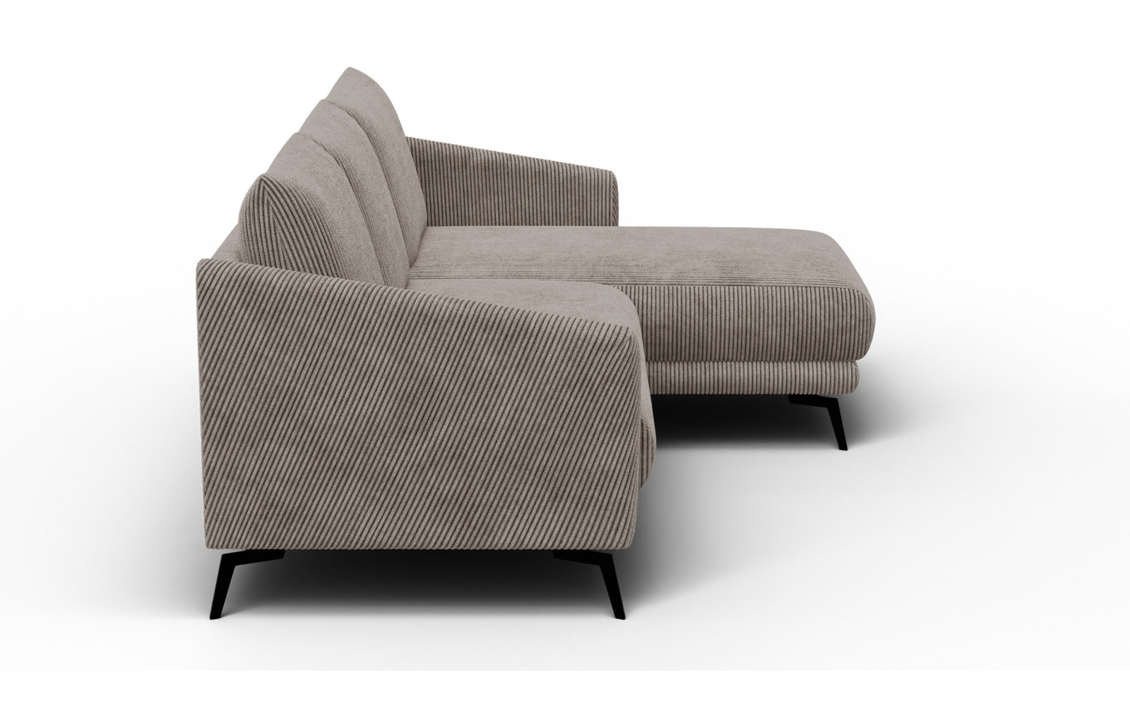 Ecksofa 3-Sitzer rechts VILT, taupe