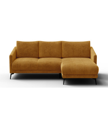 Ecksofa 3-Sitzer rechts VILT, safran