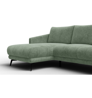 Ecksofa 3-Sitzer links VILT, mint