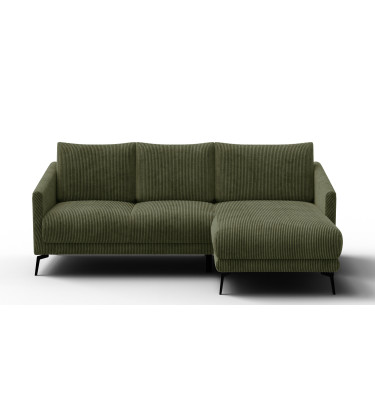 Ecksofa 3-Sitzer rechts VILT, olive