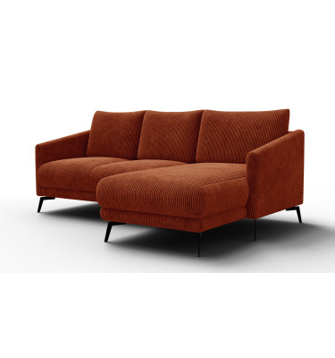 Ecksofa 3-Sitzer rechts VILT, orange