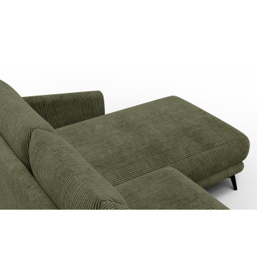 Ecksofa 3-Sitzer rechts VILT, olive
