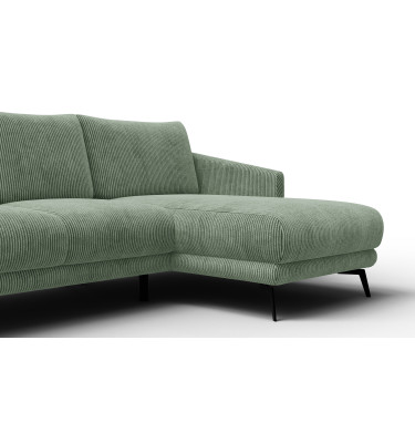 Ecksofa 3-Sitzer rechts VILT, mint