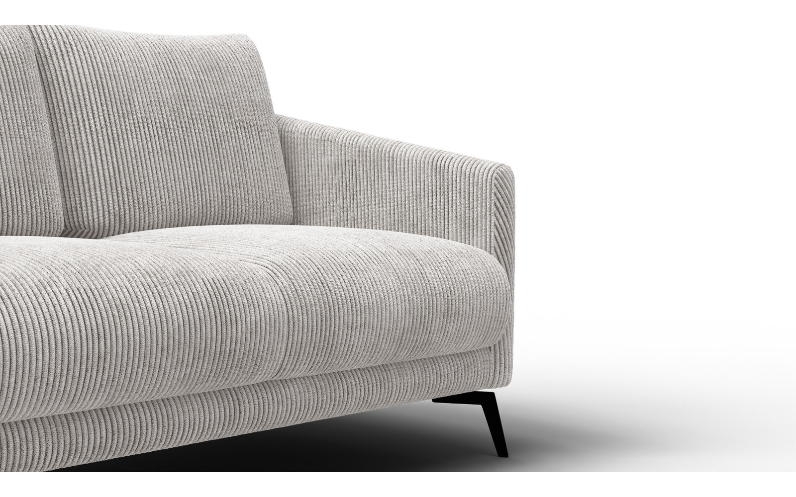 Sofa 2-Sitzer VILT, perlweiß