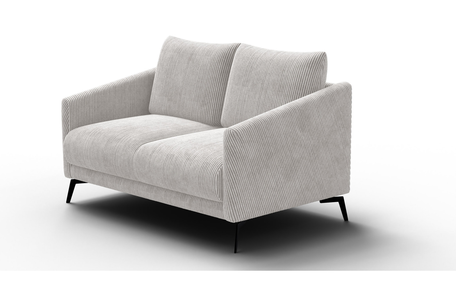 Sofa 2-Sitzer VILT, perlweiß