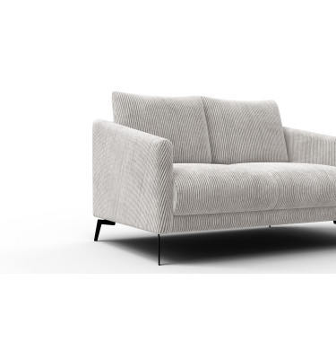 Sofa 2-Sitzer VILT, perlweiß