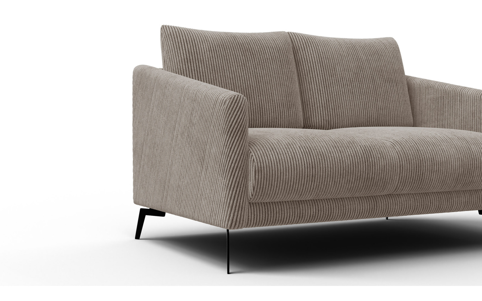 Sofa 2-Sitzer VILT, taupe