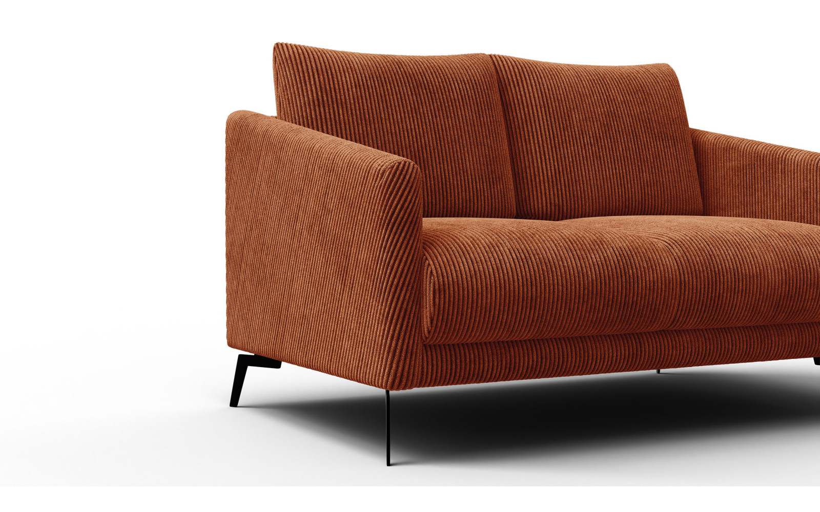 Sofa 2-Sitzer VILT, orange