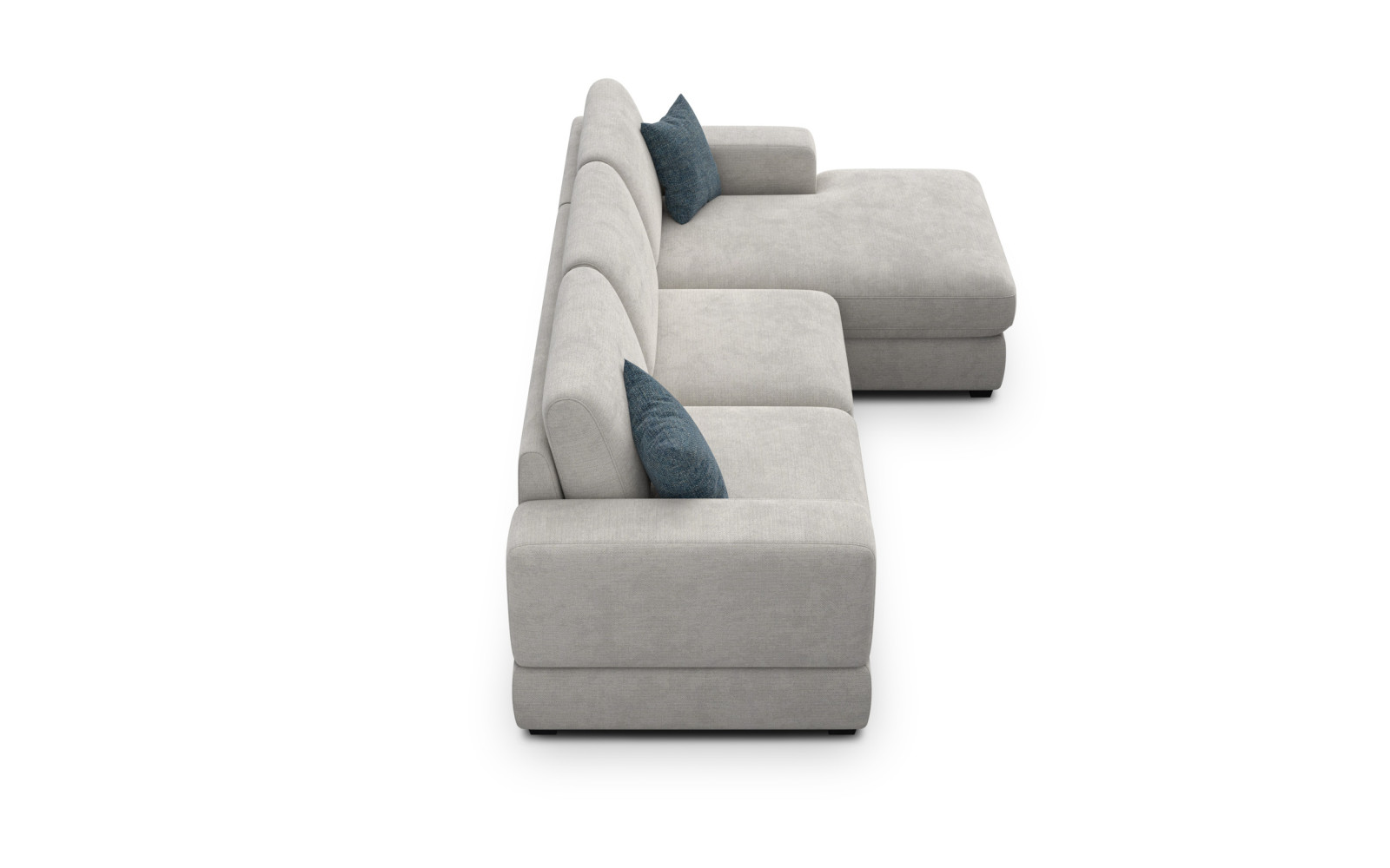 Ecksofa 4-Sitzer rechts OTTO, creme
