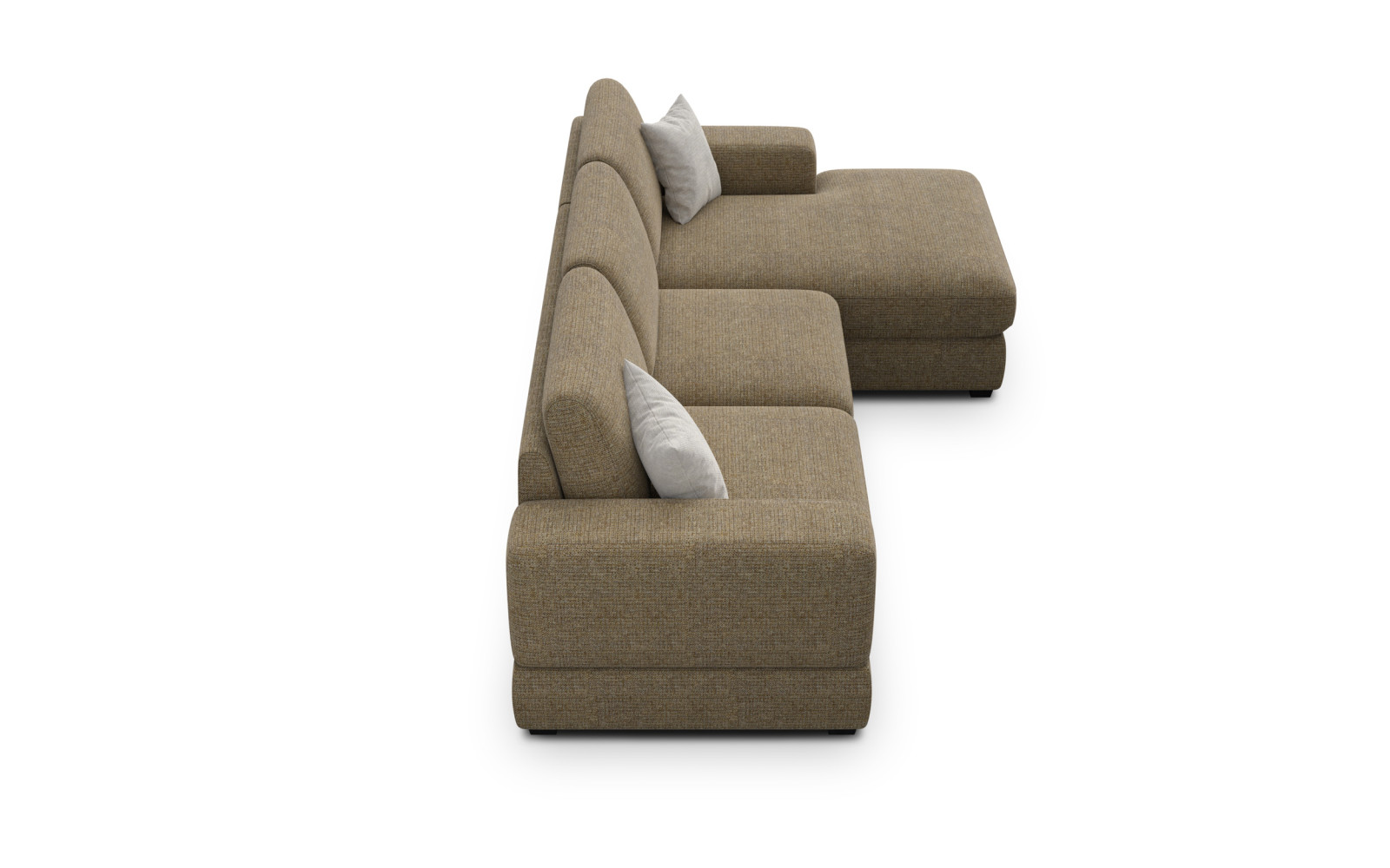 Ecksofa 4-Sitzer rechts OTTO, taupe