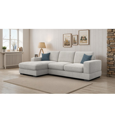 Ecksofa 4-Sitzer links OTTO, creme
