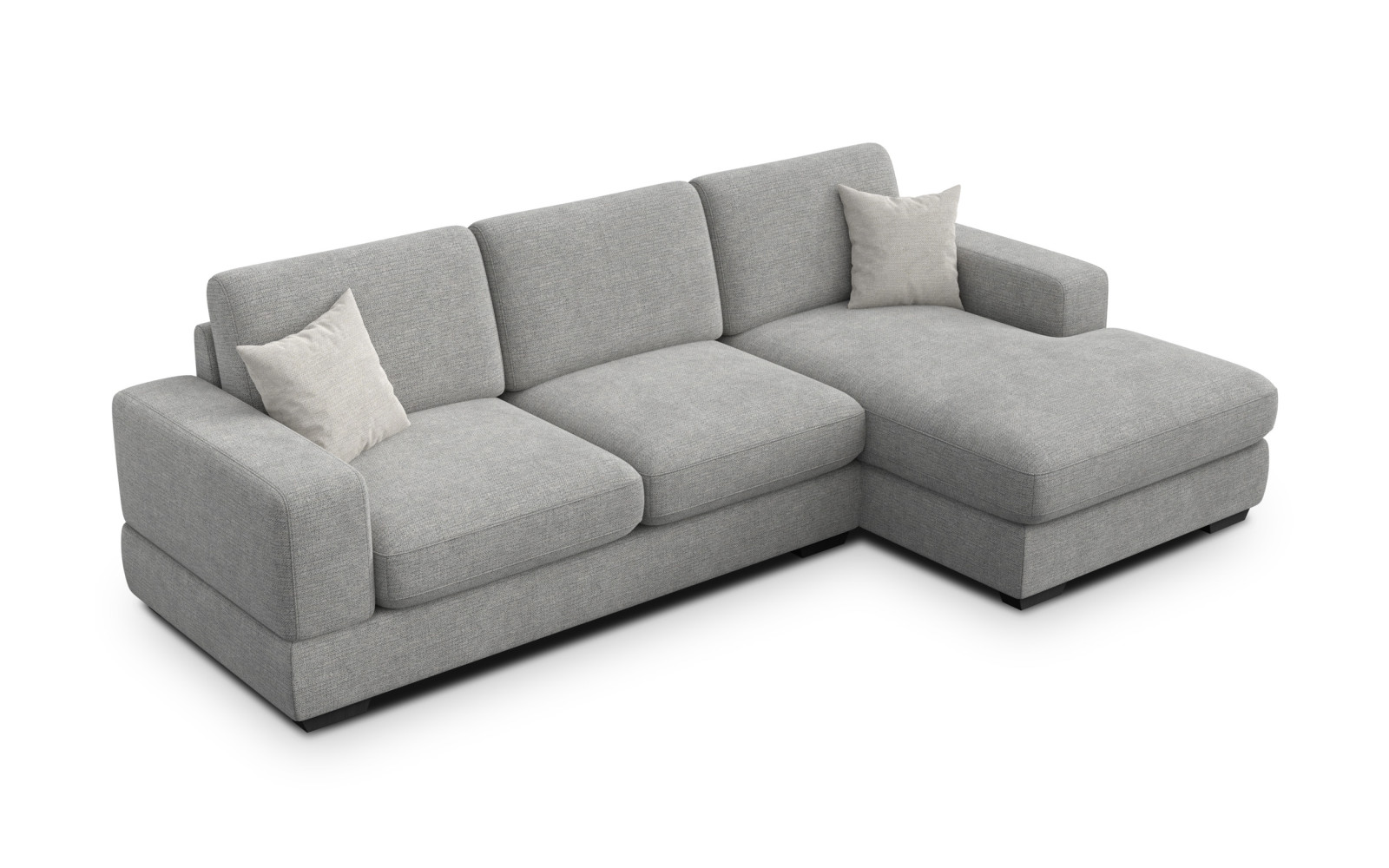 Ecksofa 4-Sitzer rechts OTTO, grau