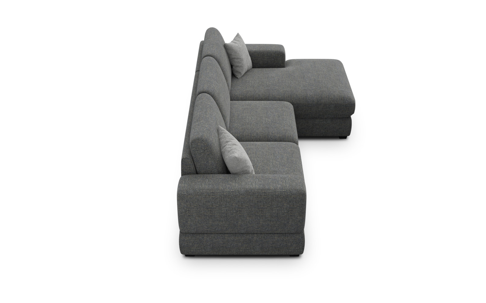 Ecksofa 4-Sitzer rechts OTTO, anthracit