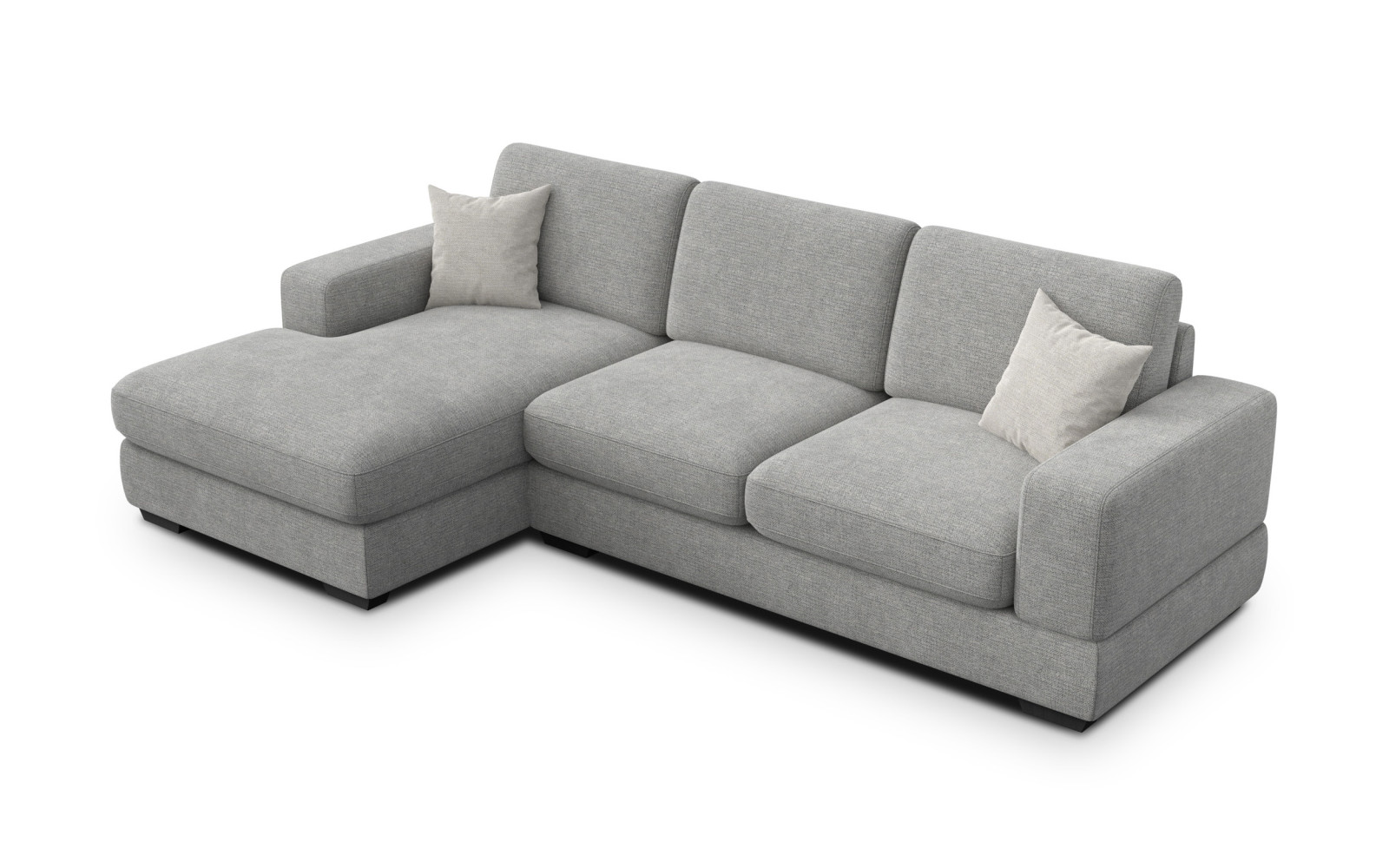 Ecksofa 4-Sitzer links OTTO, grau