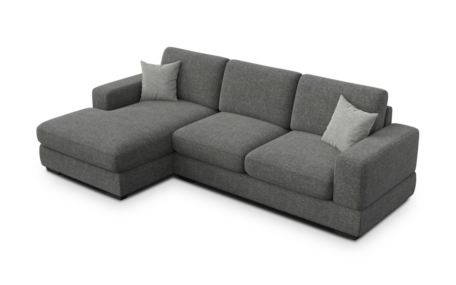 Ecksofa 4-Sitzer links OTTO, anthracit