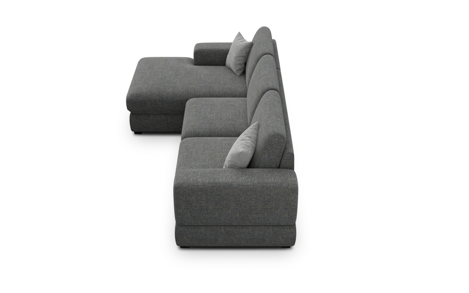 Ecksofa 4-Sitzer links OTTO, anthracit