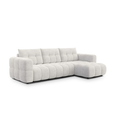 CLOUDI Ecksofa 4-Sitzer rechts, creme