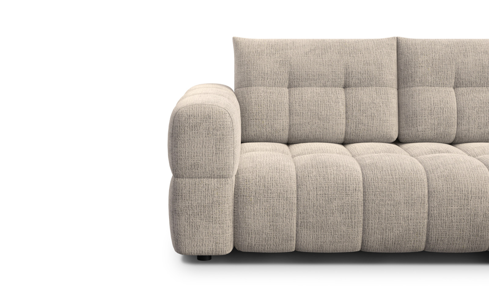 CLOUDI Ecksofa 4-Sitzer rechts, beige