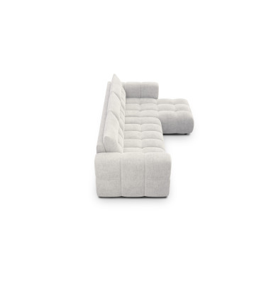 CLOUDI Ecksofa 4-Sitzer rechts, creme