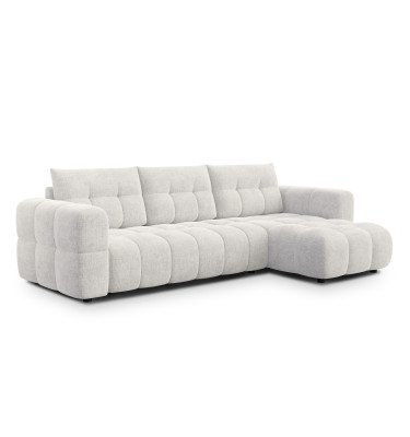 CLOUDI Ecksofa 4-Sitzer rechts, creme