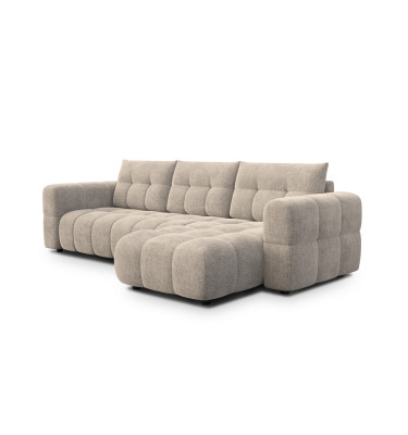 CLOUDI Ecksofa 4-Sitzer rechts, beige