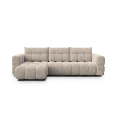 CLOUDI Ecksofa 4-Sitzer links, beige