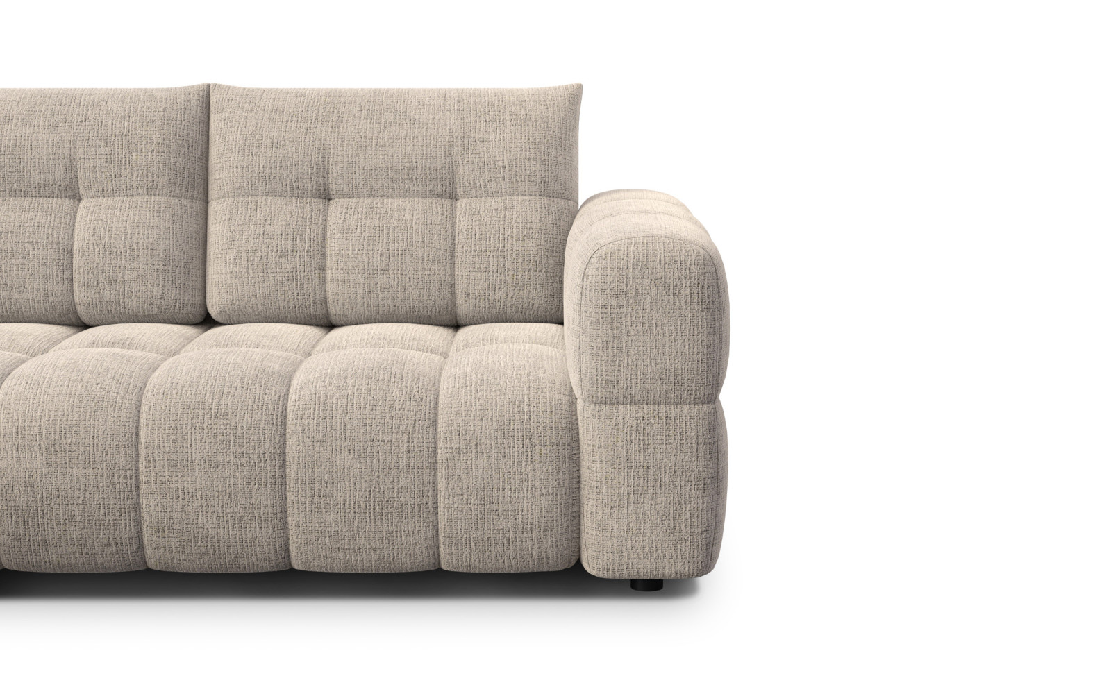 CLOUDI Ecksofa 4-Sitzer links, beige