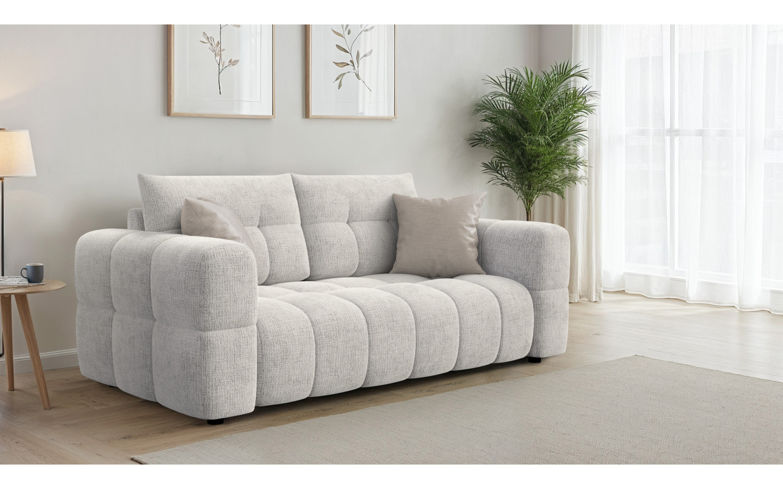 CLOUDI 2,5-Sitzer-Sofa, creme