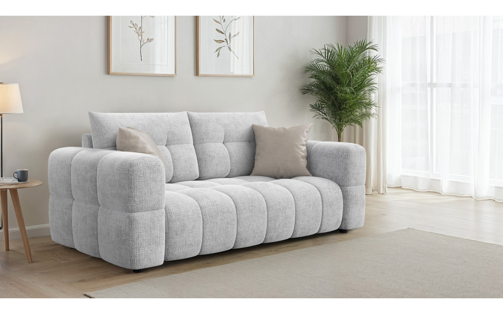 CLOUDI 2,5-Sitze-Sofa, hellgrau