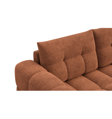 CLOUDI 2,5-Sitzer-Sofa, rostrot
