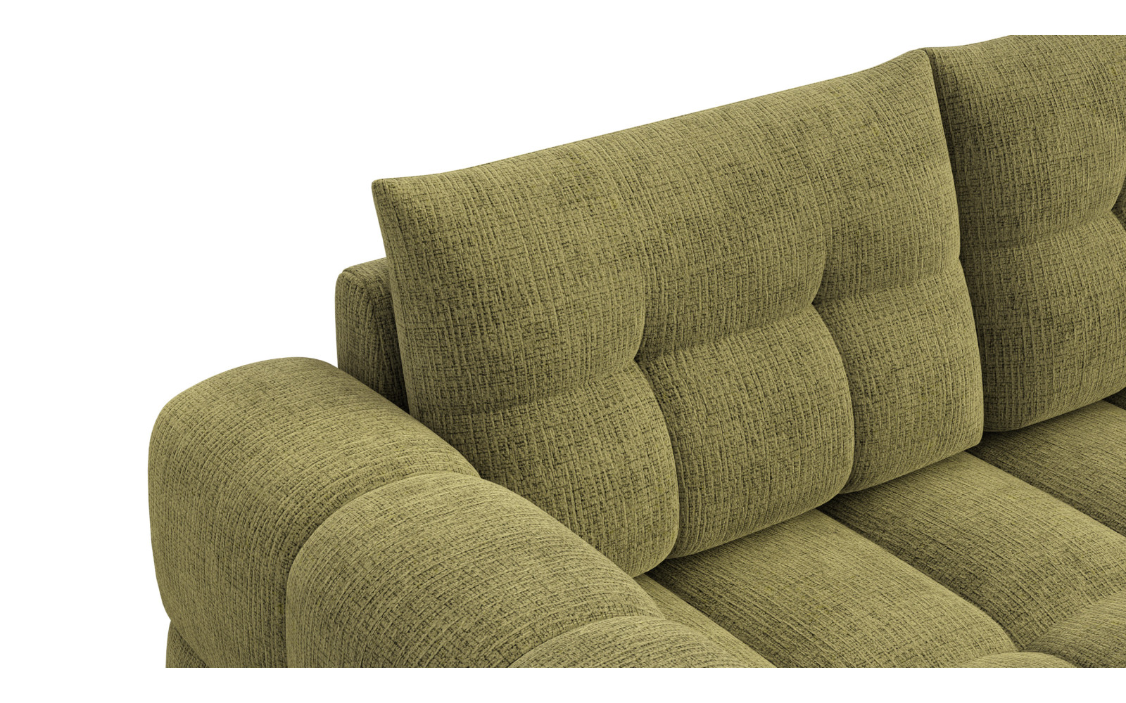 CLOUDI 2,5-Sitzer-Sofa, olivgrün