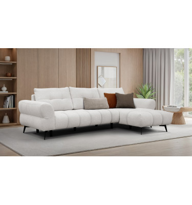 Ecksofa 4-Sitzer SALVINI, ecru