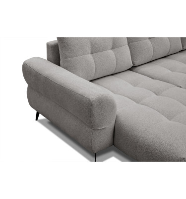 Ecksofa 4-Sitzer SALVINI, platingrau