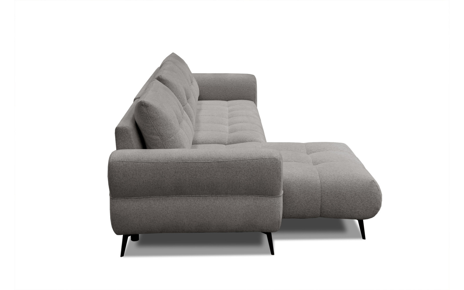 Ecksofa 4-Sitzer SALVINI, platingrau