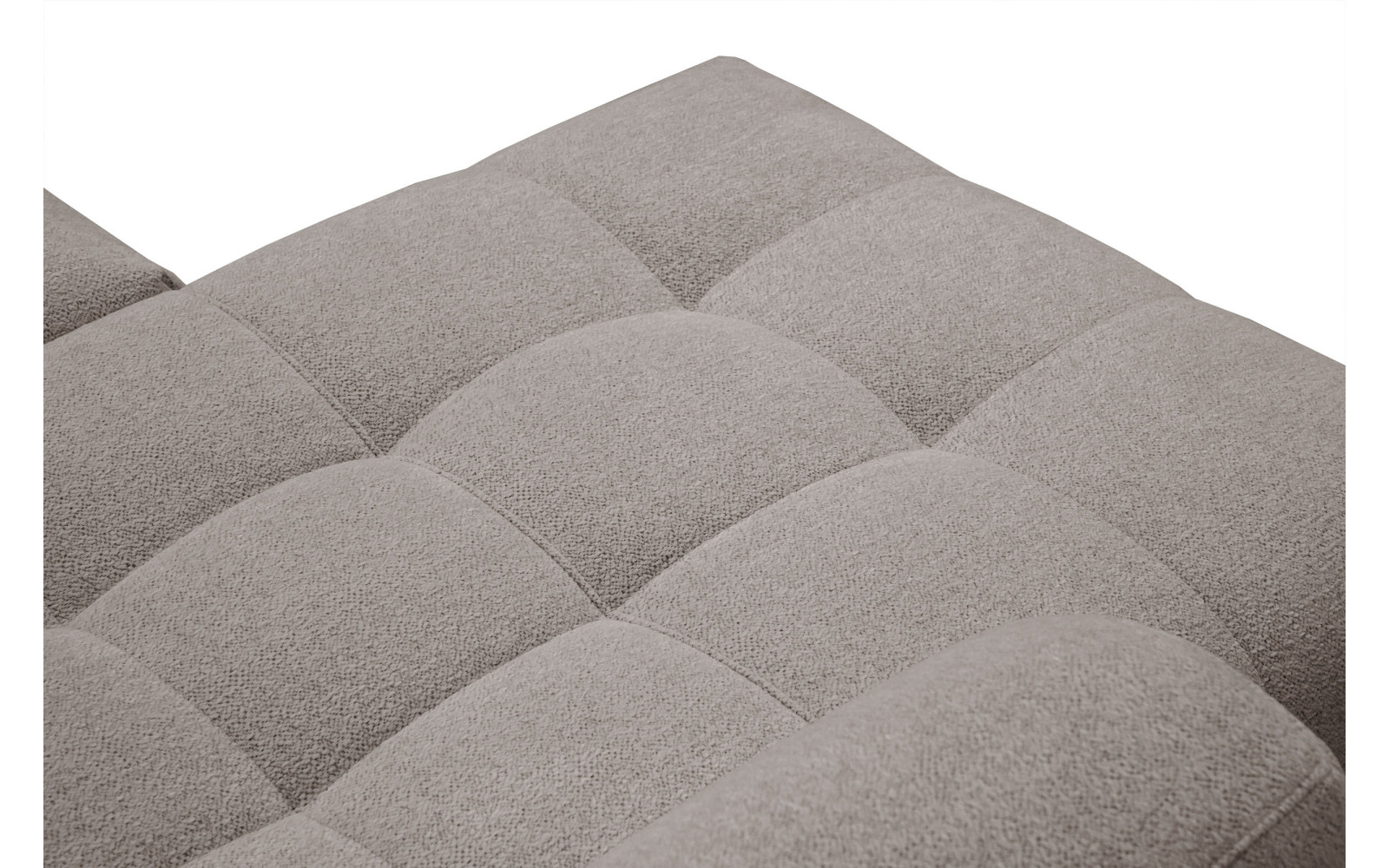 Ecksofa 4-Sitzer SALVINI, dunkelbeige