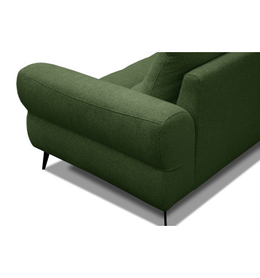 Ecksofa 4-Sitzer SALVINI, dunkelgrün