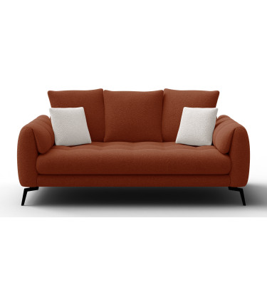 Sofa 2,5-Sitzer CALME, dunkelorange