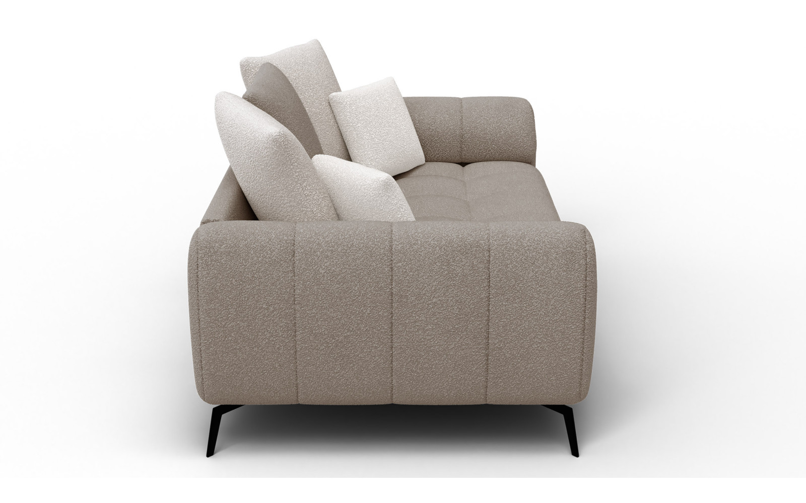 Sofa 2,5-Sitzer CALME, beige und écru
