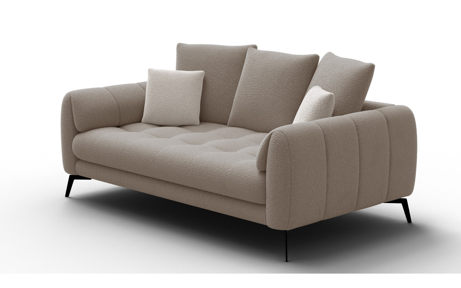 Sofa 2,5-Sitzer CALME, creme