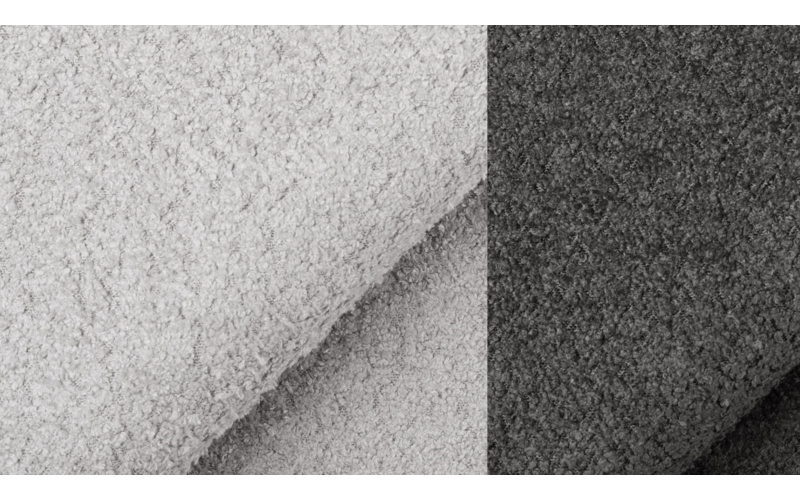 Sofa 2,5-Sitzer CALME, hellgrau