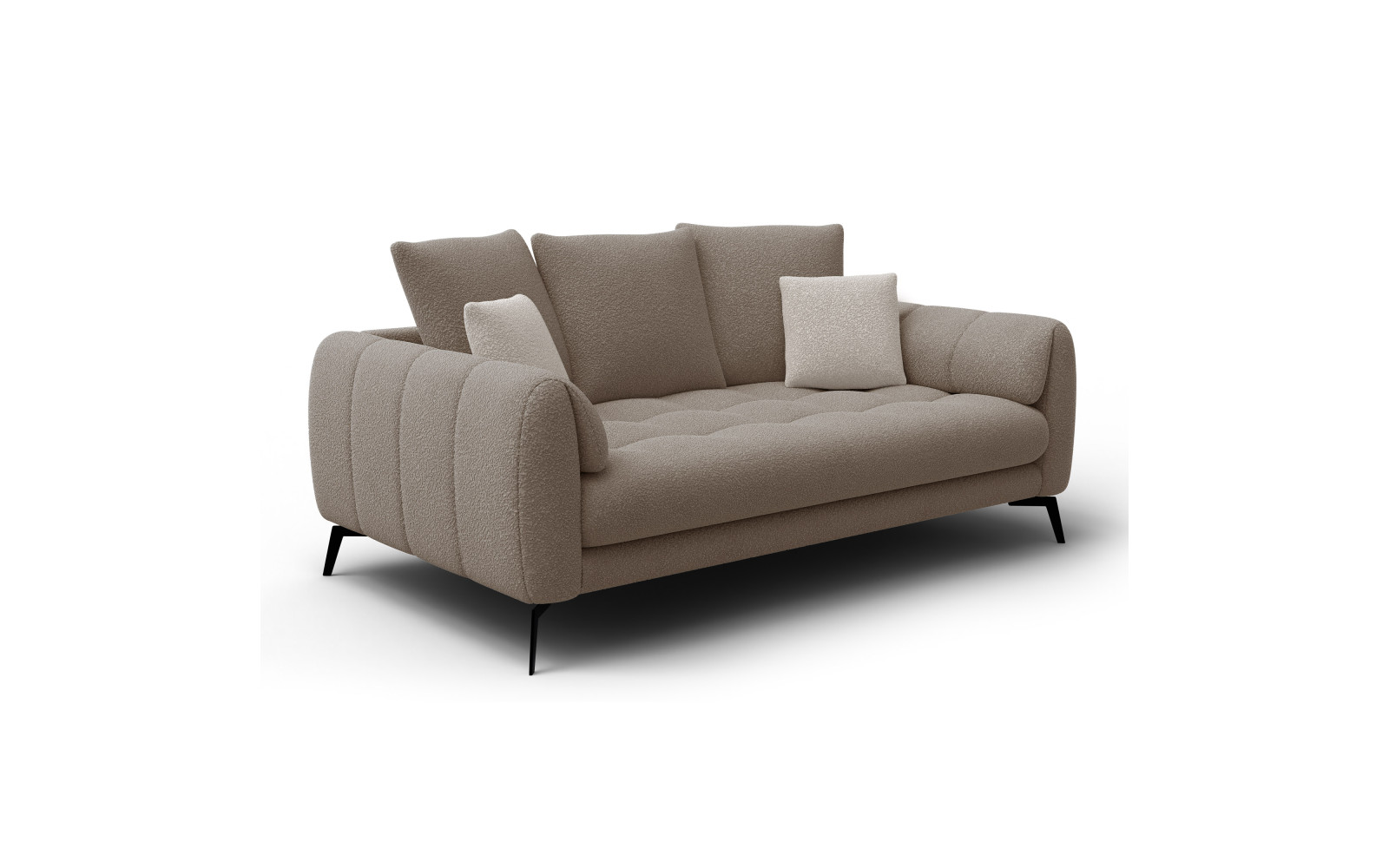 Sofa 2,5-Sitzer CALME, creme