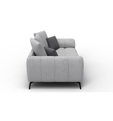 Sofa 2,5-Sitzer CALME, hellgrau