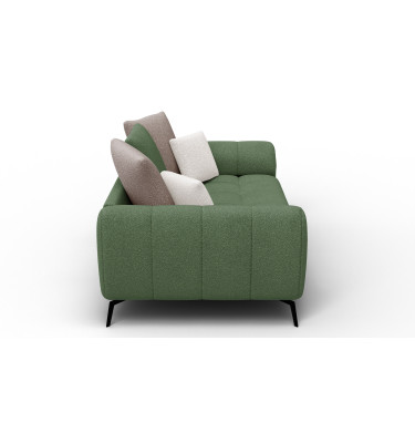 Sofa 2,5-Sitzer CALME, olive und beige