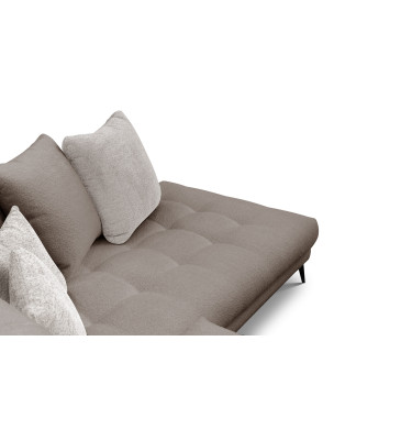 Ecksofa 5-Sitzer CALME, beige und écru