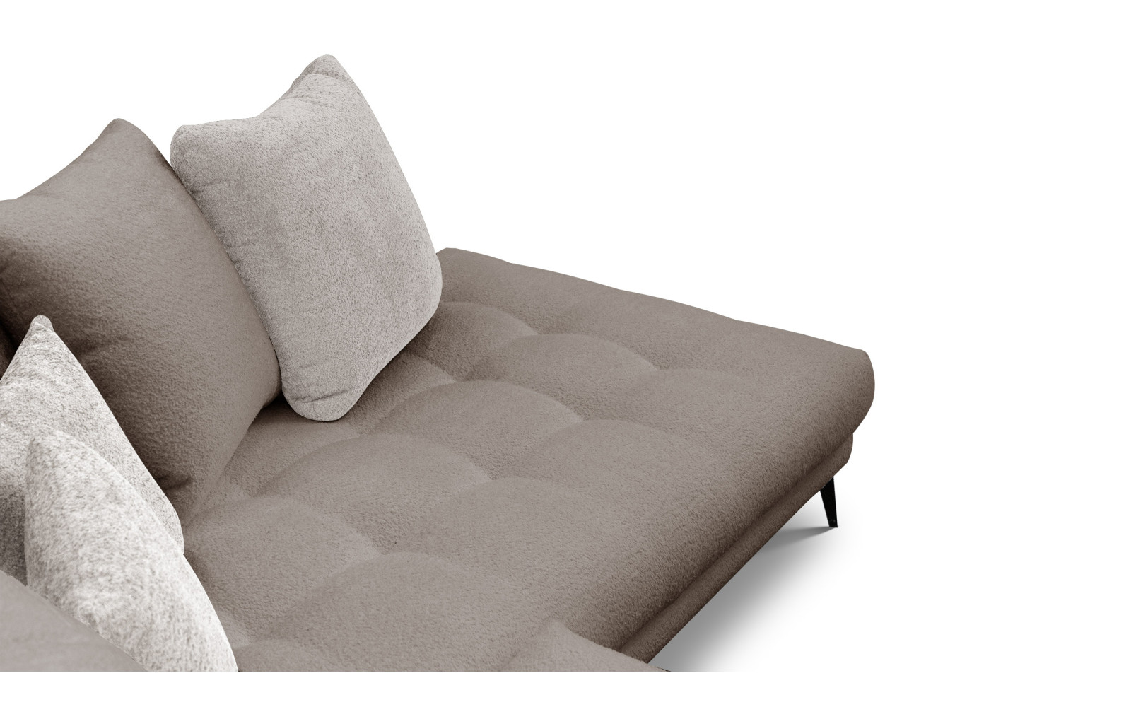 Ecksofa 5-Sitzer CALME, beige und écru