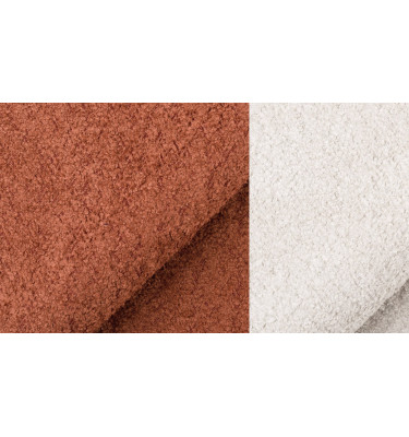 Ecksofa 5-Sitzer CALME, dunkelorange