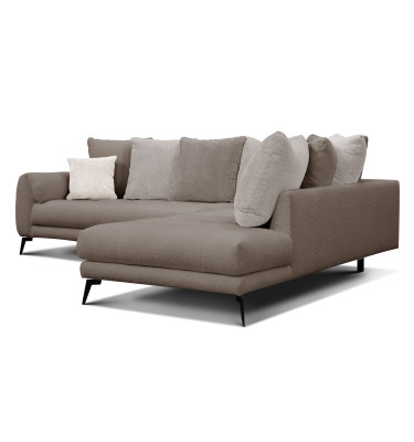 Ecksofa 5-Sitzer CALME, beige und écru