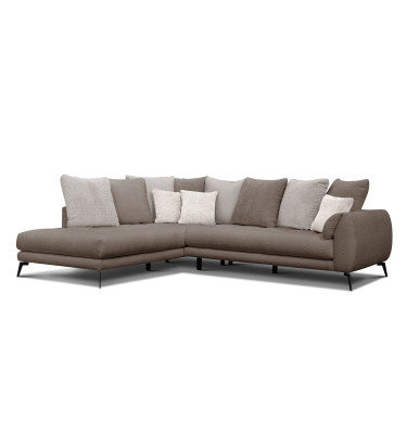 Ecksofa 5-Sitzer CALME, beige und écru